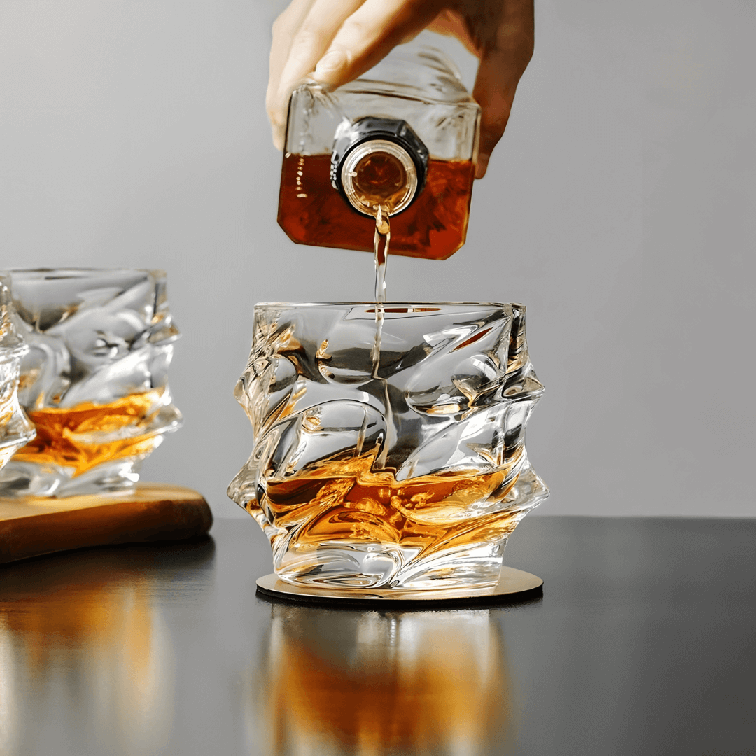 Arashi Japanese crystal whisky glass – detail view 9