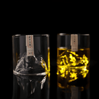 Mount Fuji Japanese crystal whisky glass – detail view 6