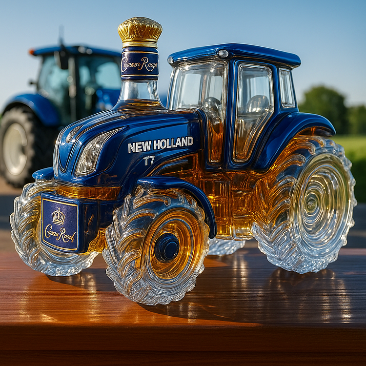 New Holland T7 whisky decanter – detail view 2