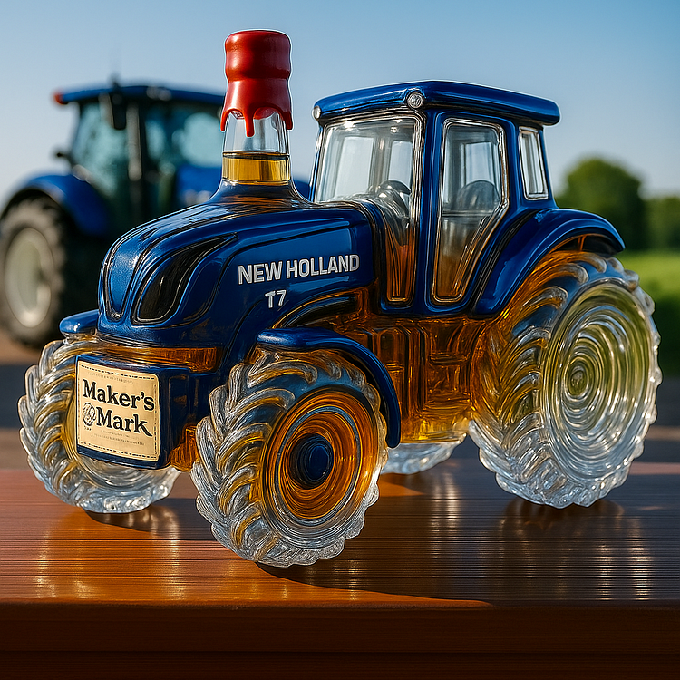New Holland T7 whisky decanter – detail view 8