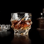 Nami Japanese crystal whisky glass – detail view 2