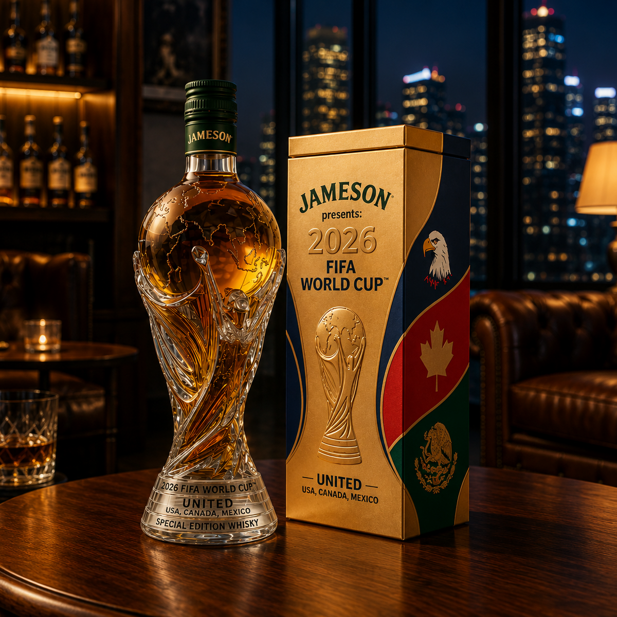 2026 World Cup Edition whisky decanter – detail view 4