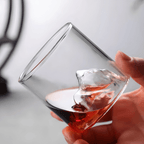 Mount Fuji Japanese crystal whisky glass – detail view 3