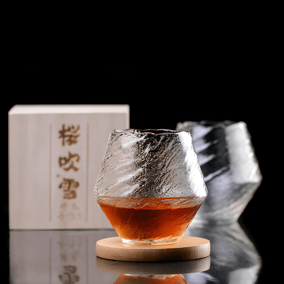 Yume Japanese crystal whisky glass – detail view 9