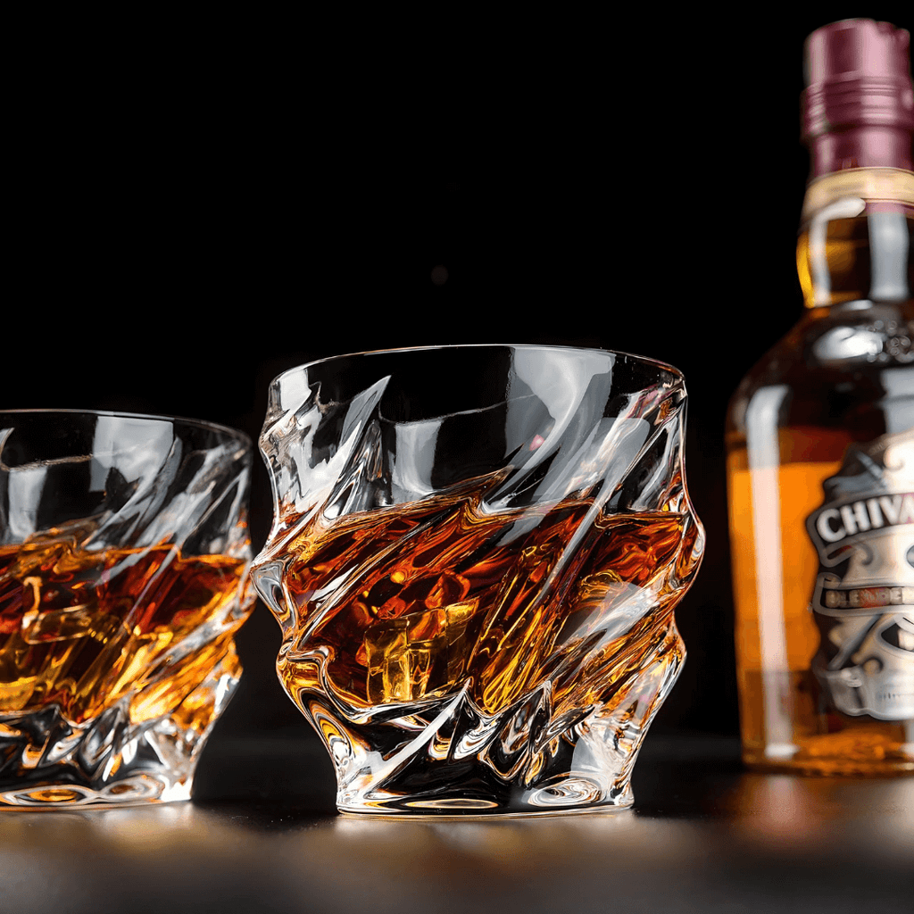 Nami Japanese crystal whisky glass – detail view 3