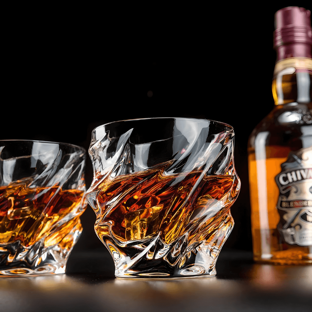 Nami Japanese crystal whisky glass – detail view 3