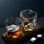 Hoshi Gold Japanese crystal whisky glass – detail view 2