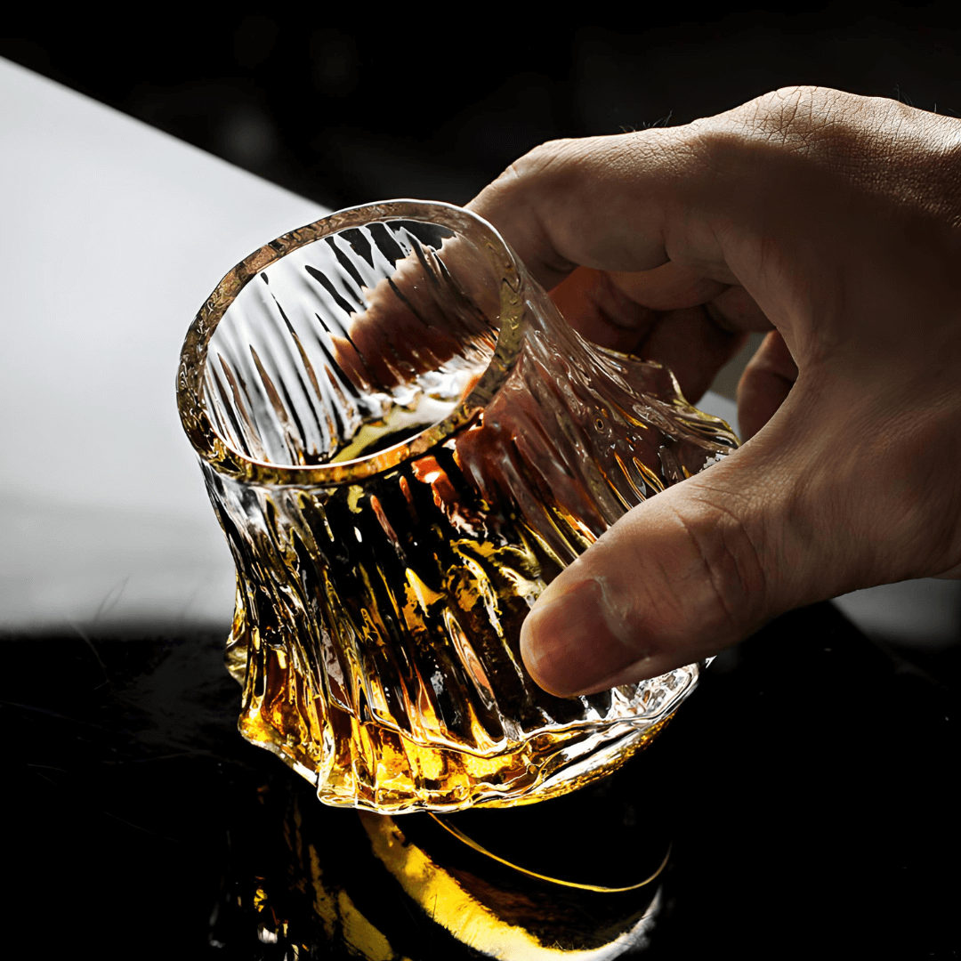 Yama Japanese crystal whisky glass – detail view 7