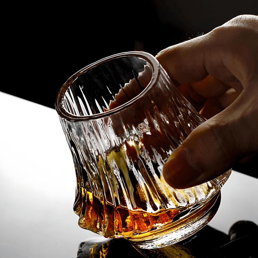 Yama Japanese crystal whisky glass – detail view 4