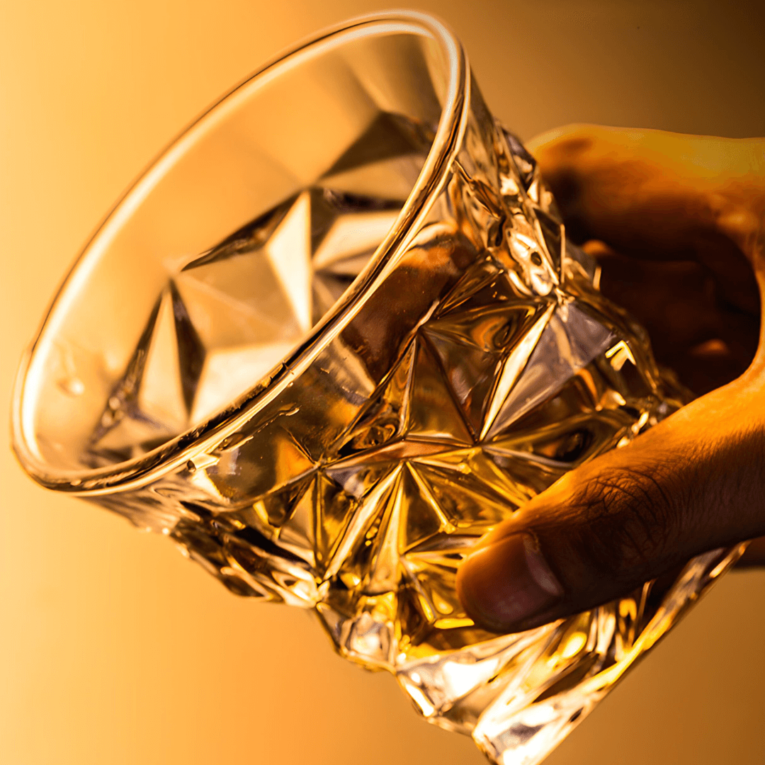 Kaze Japanese crystal whisky glass – detail view 3