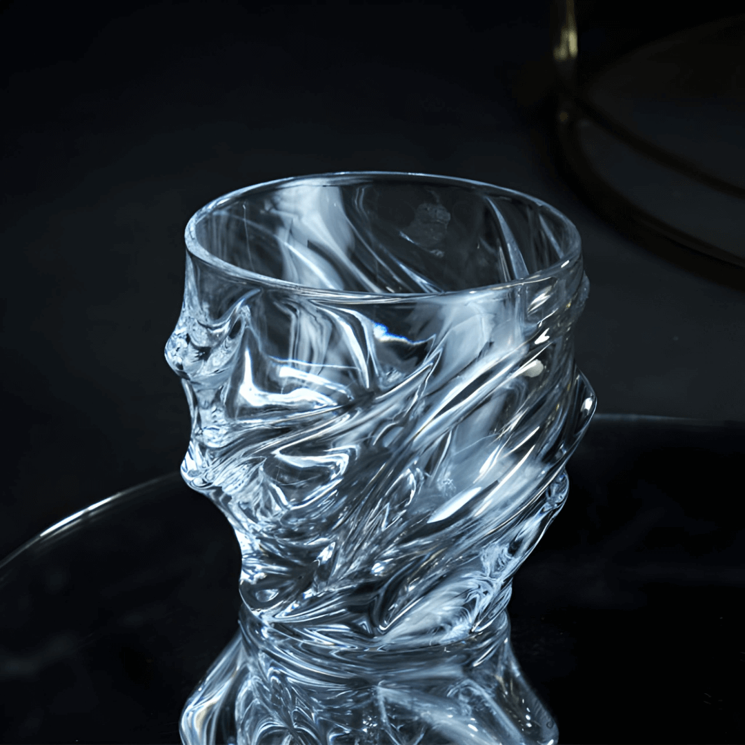 Nami Japanese crystal whisky glass – detail view 4