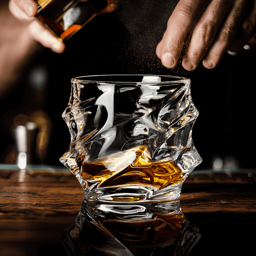 Arashi Japanese crystal whisky glass – detail view 5