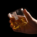 Mount Fuji Japanese crystal whisky glass – detail view 5