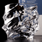 Arashi Japanese crystal whisky glass – detail view 7