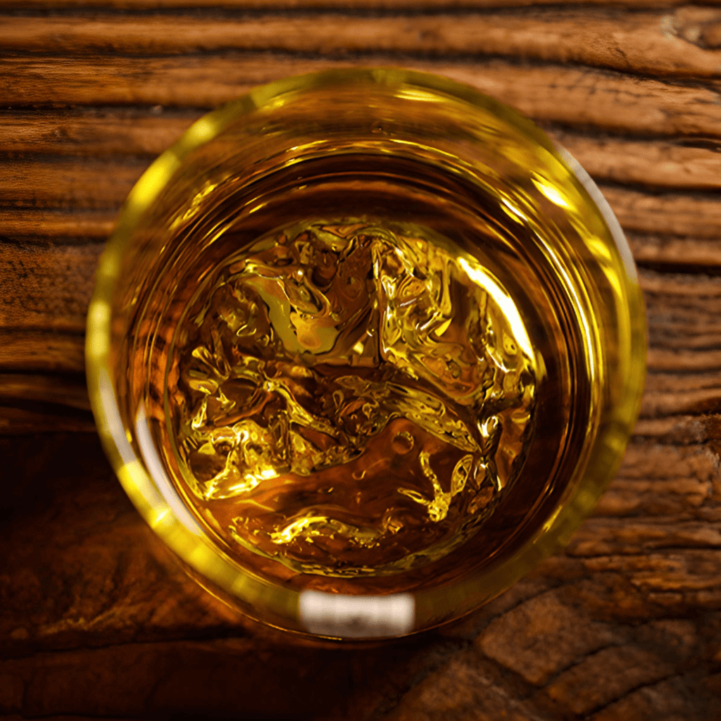 Mount Fuji Japanese crystal whisky glass – detail view 10