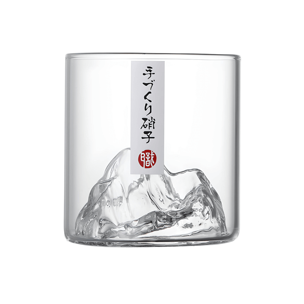Mount Fuji Japanese crystal whisky glass – detail view 9