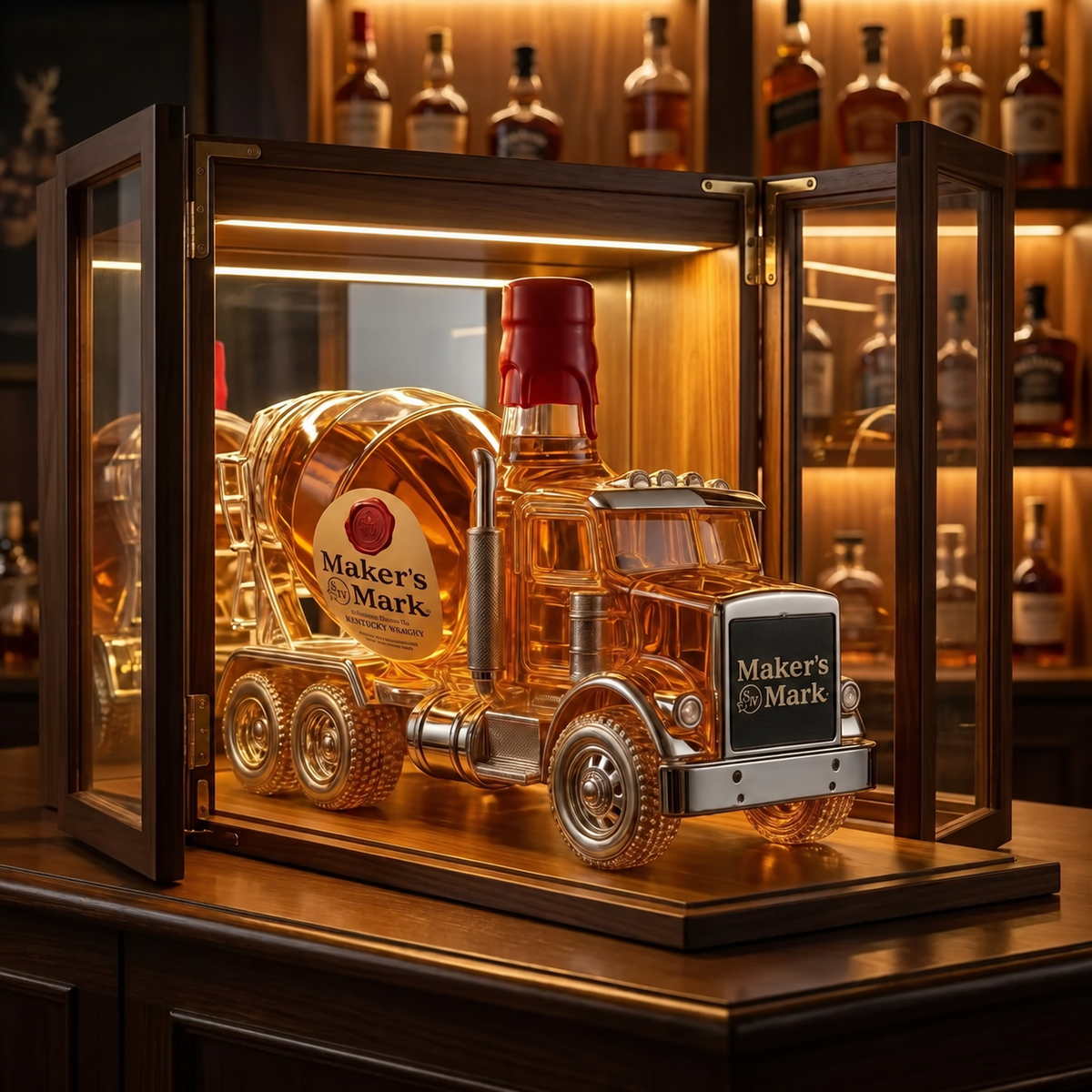 Truck Edition whisky decanter – detail view 2