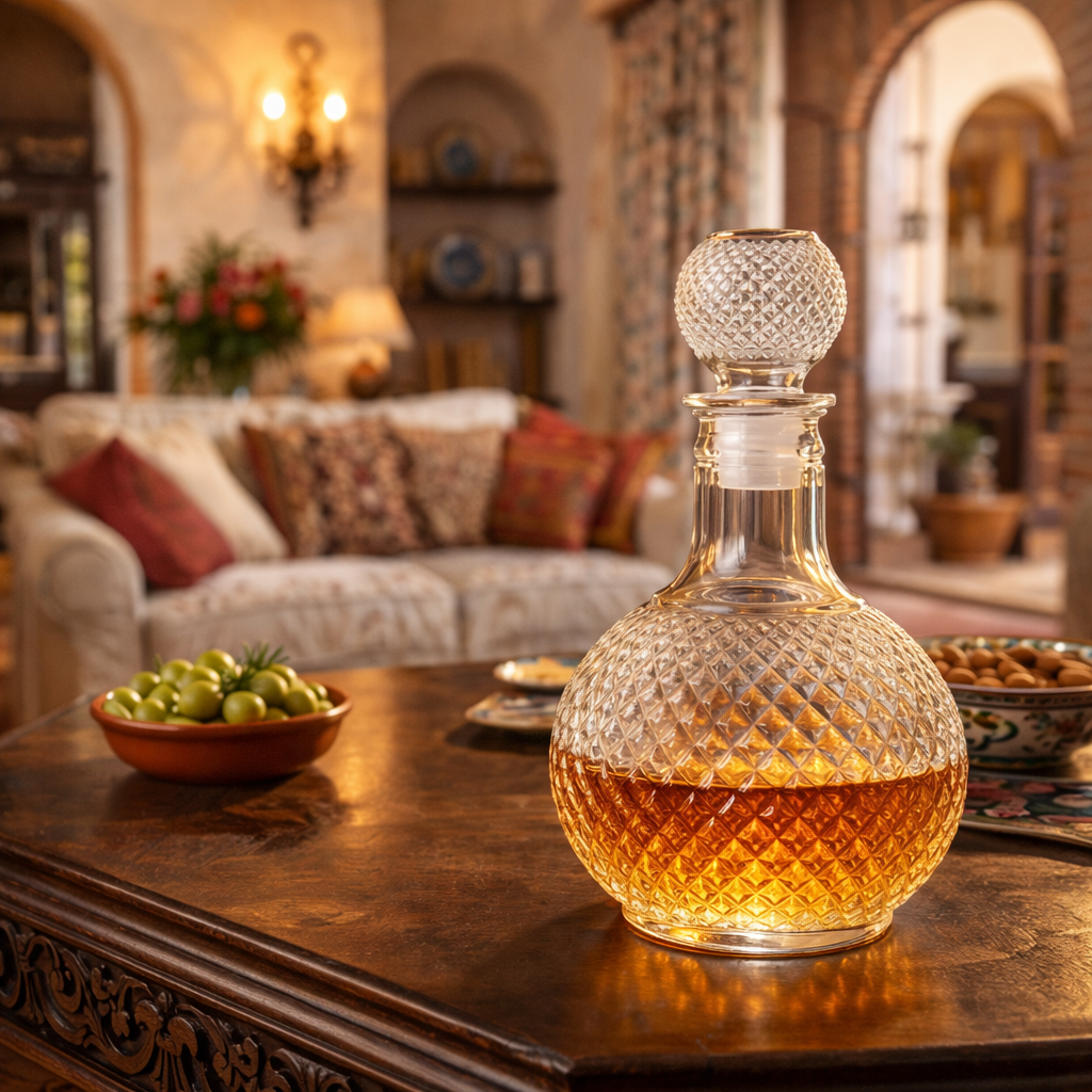 Diamond Cut whisky decanter – detail view 3