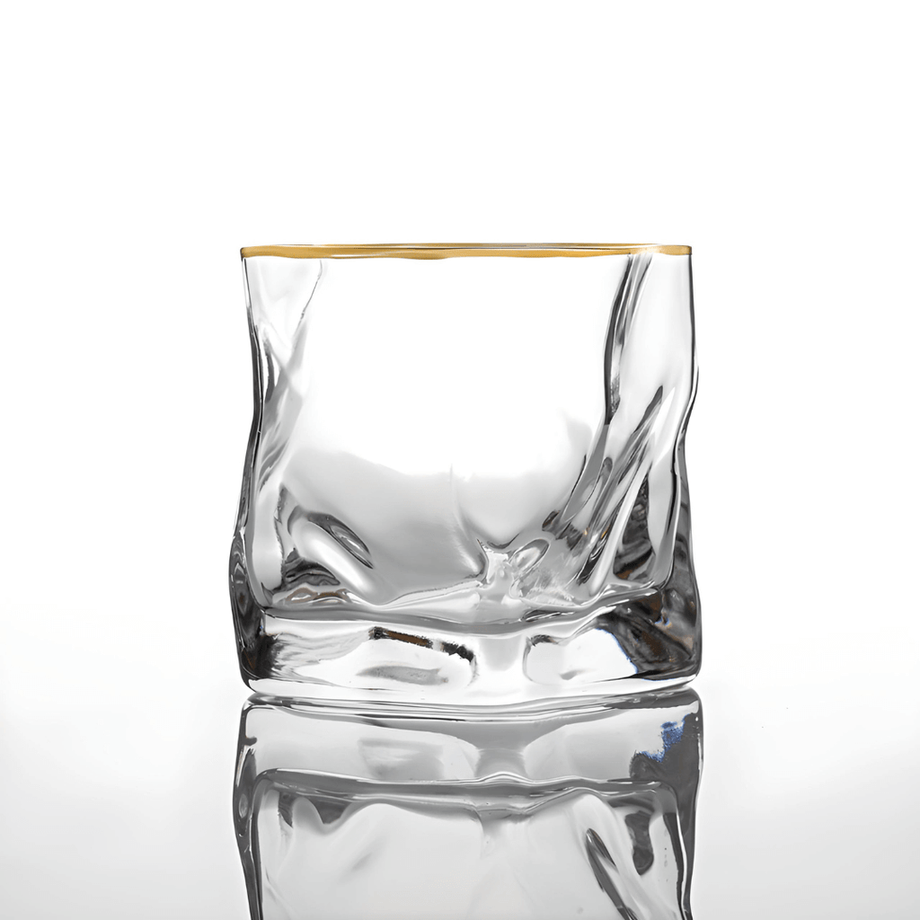 Hoshi Gold Japanese crystal whisky glass – detail view 5