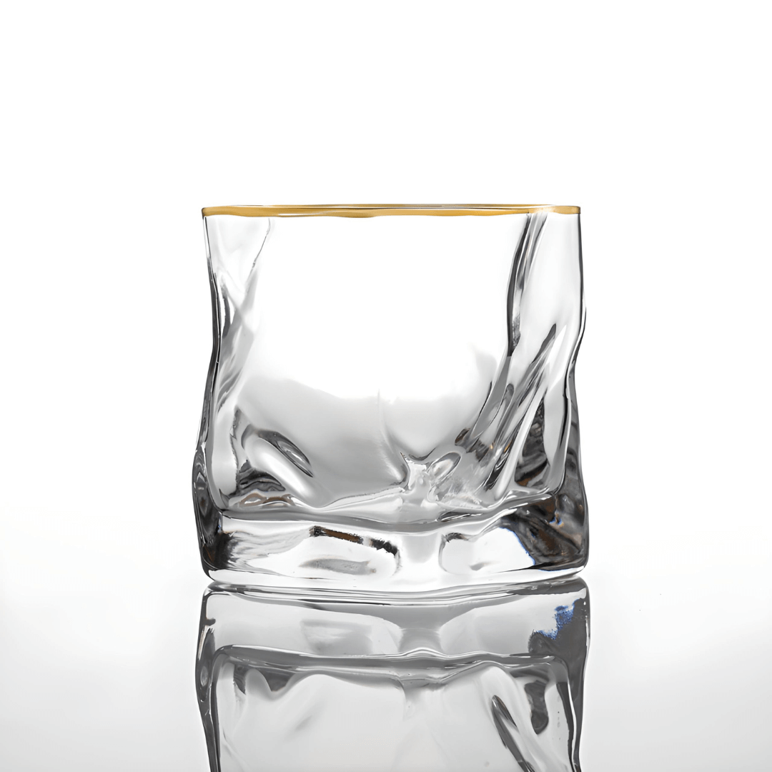 Hoshi Gold Japanese crystal whisky glass – detail view 5