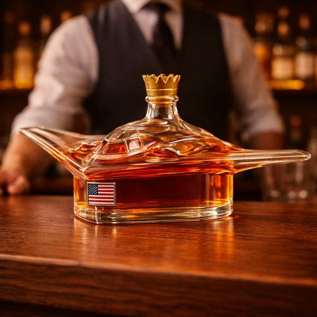 B-2 Bomber whisky decanter – detail view 2