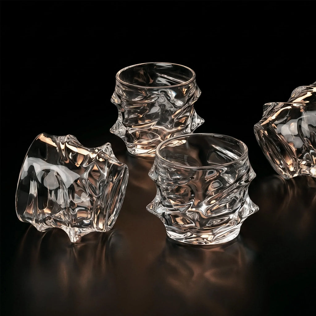 Arashi Japanese crystal whisky glass – detail view 6