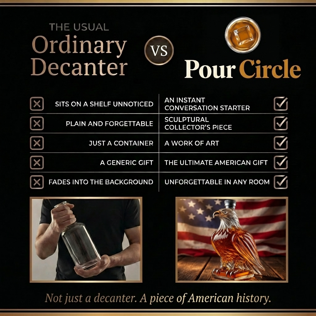 American Eagle Edition whisky decanter – detail view 4