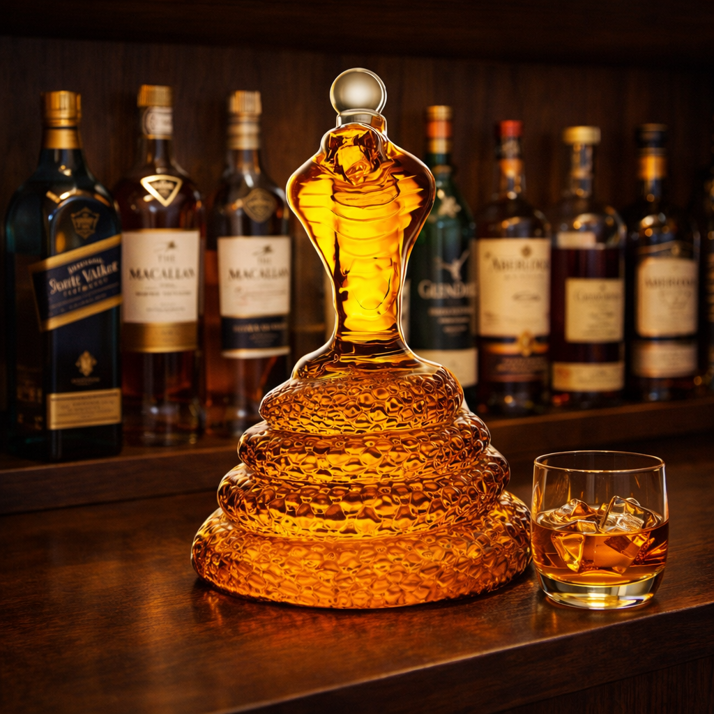 Cobra Edition whisky decanter – detail view 4