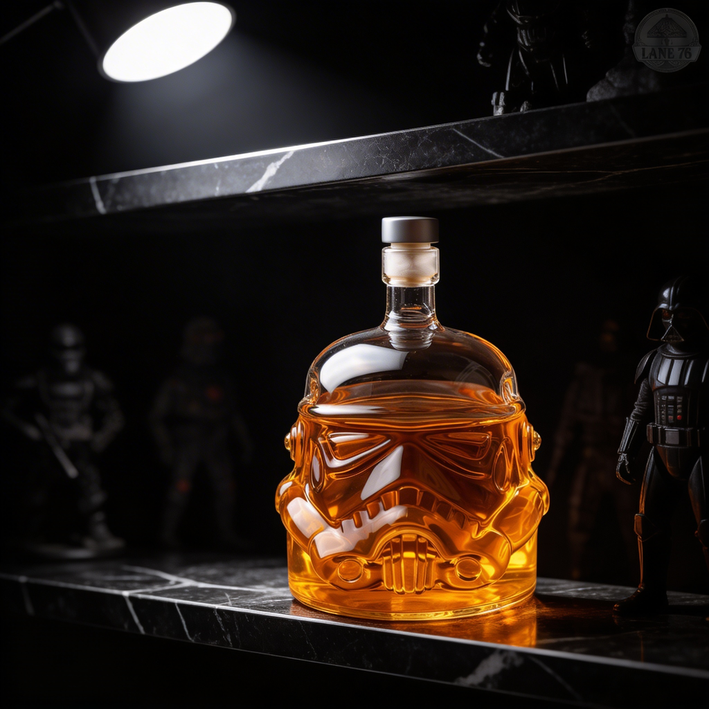 Dark Side Edition whisky decanter and glass set – detail view 3