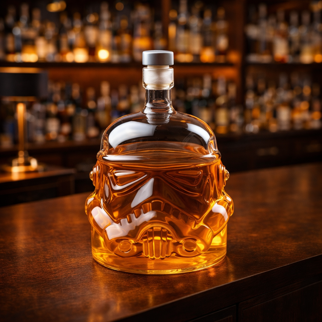 Dark Side Edition whisky decanter and glass set – detail view 5