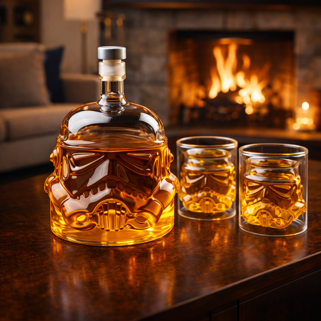 Dark Side Edition whisky decanter and glass set – detail view 6
