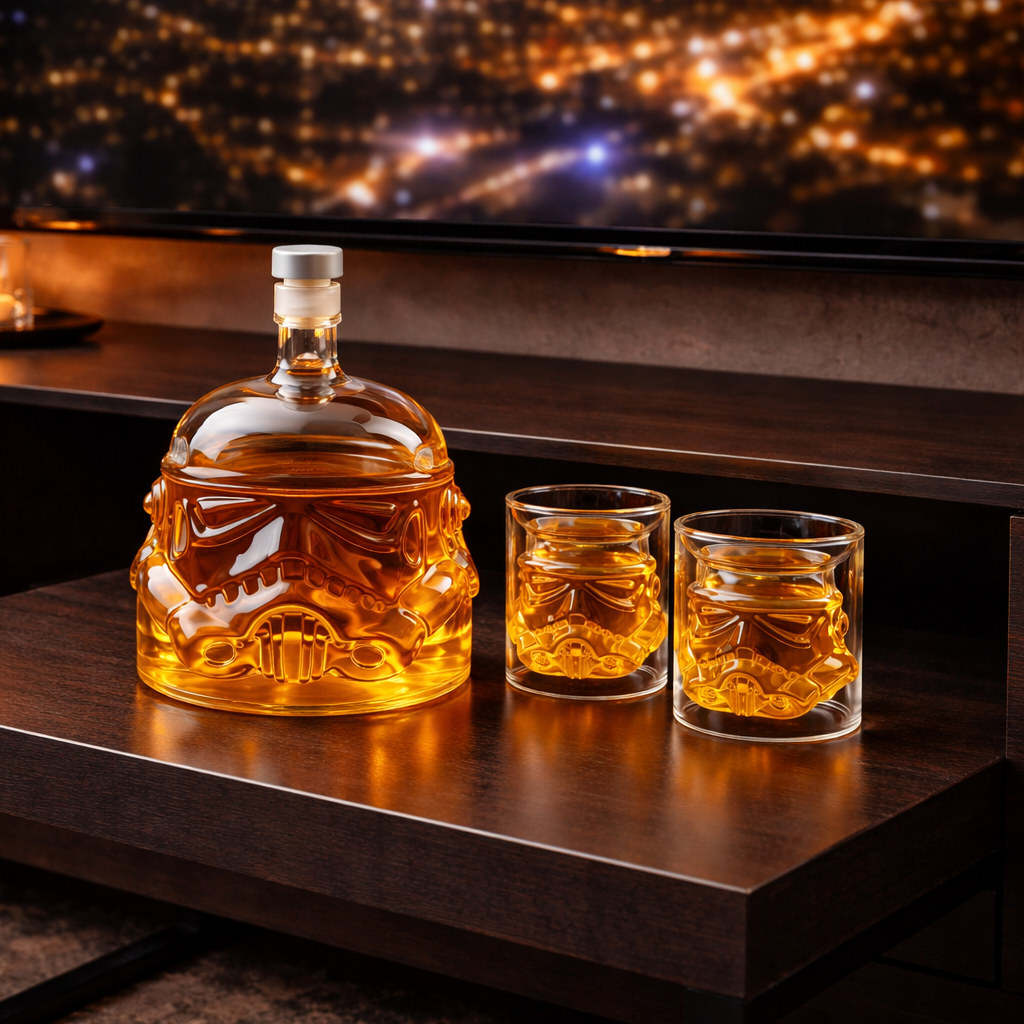 Dark Side Edition whisky decanter and glass set – detail view 7