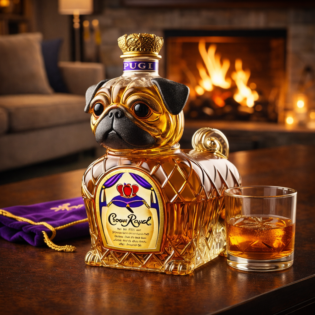 Pug Edition whisky decanter – detail view 2
