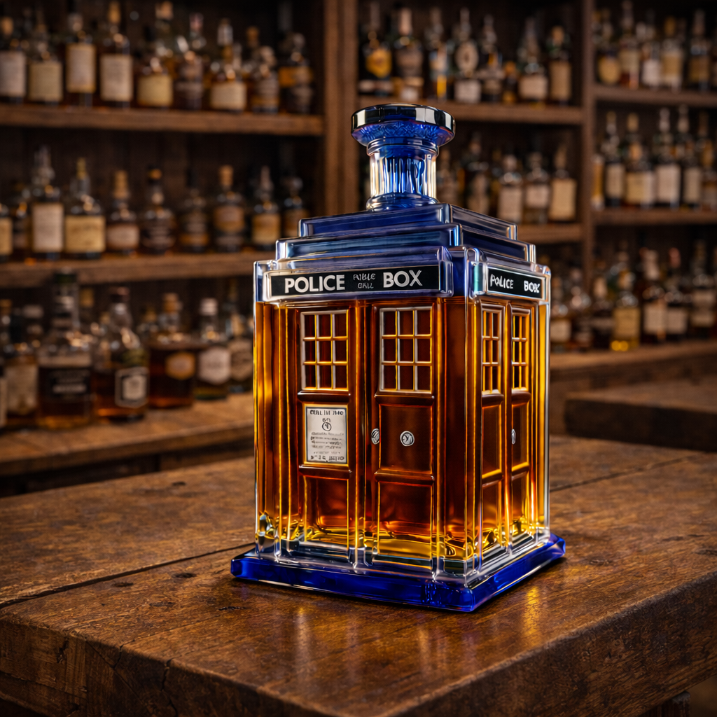 Police Box Edition whisky decanter – detail view 3