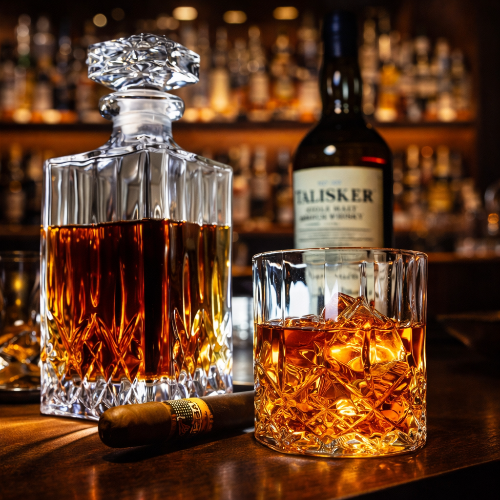 Whisky decanter and glasses set – detail view 2