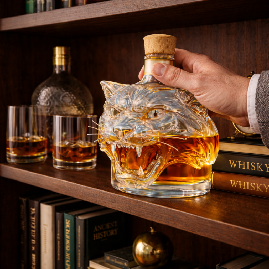 Tiger Edition whisky decanter – detail view 2