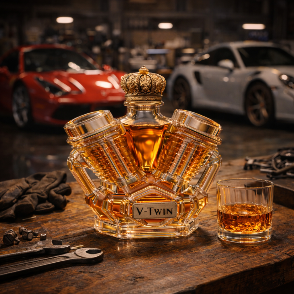 V-Twin Edition whisky decanter – detail view 4