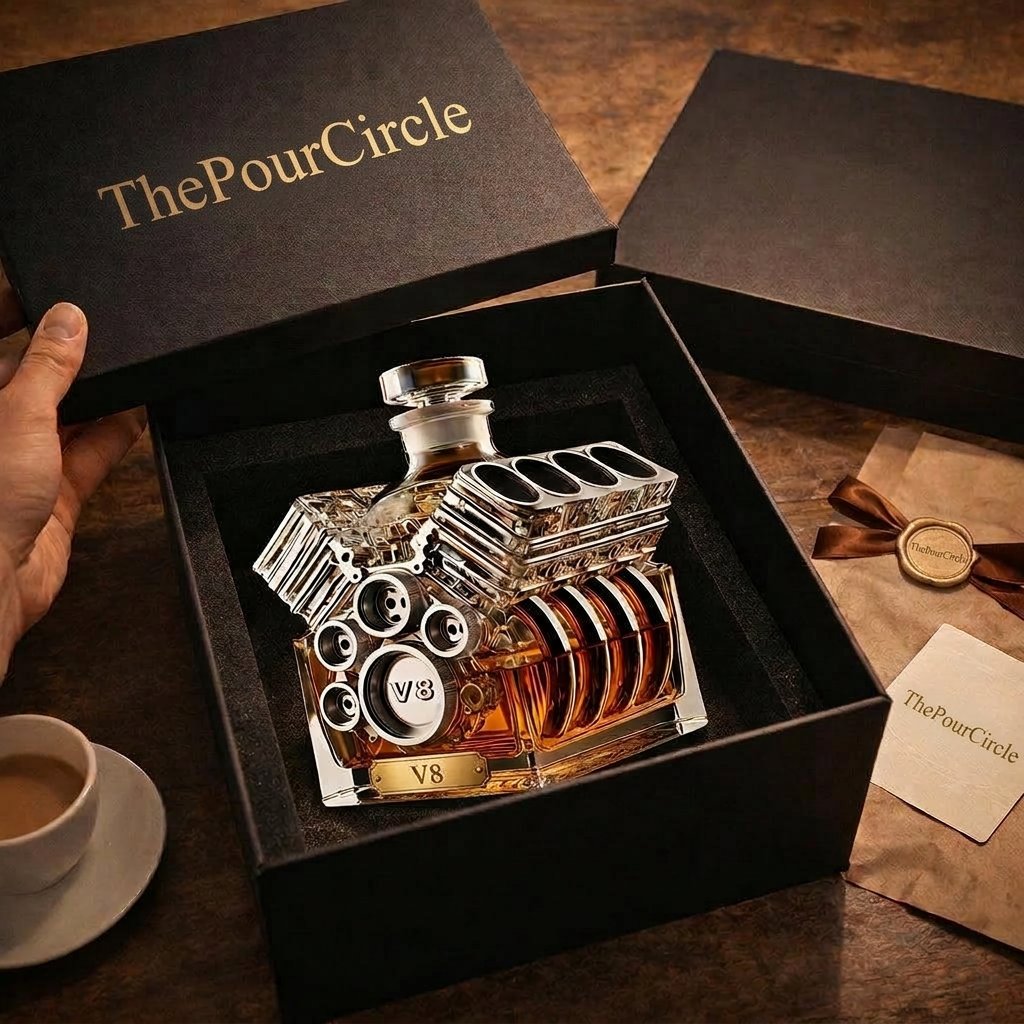 V8 Engine Edition whisky decanter – detail view 4
