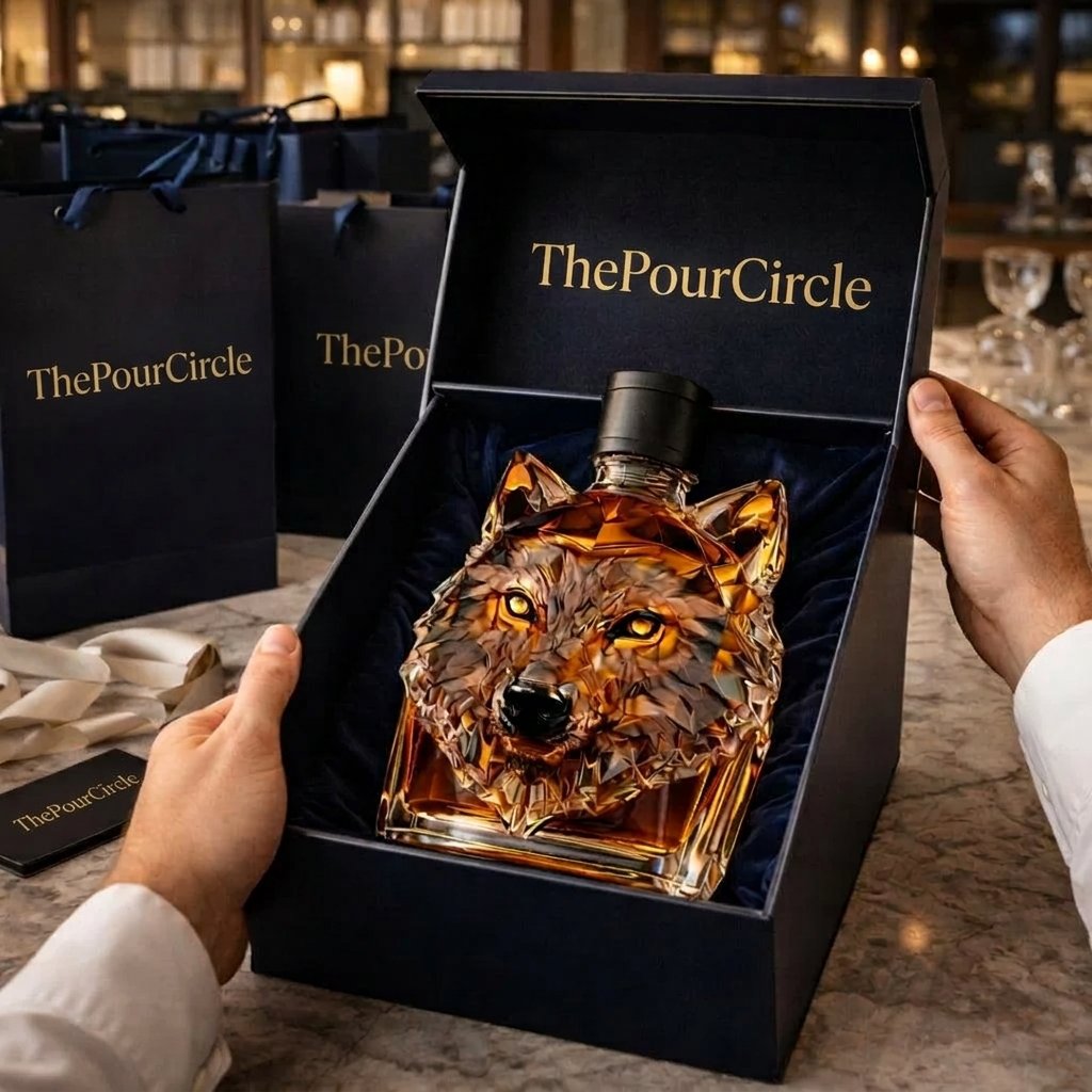 Wolf Edition whisky decanter – detail view 3
