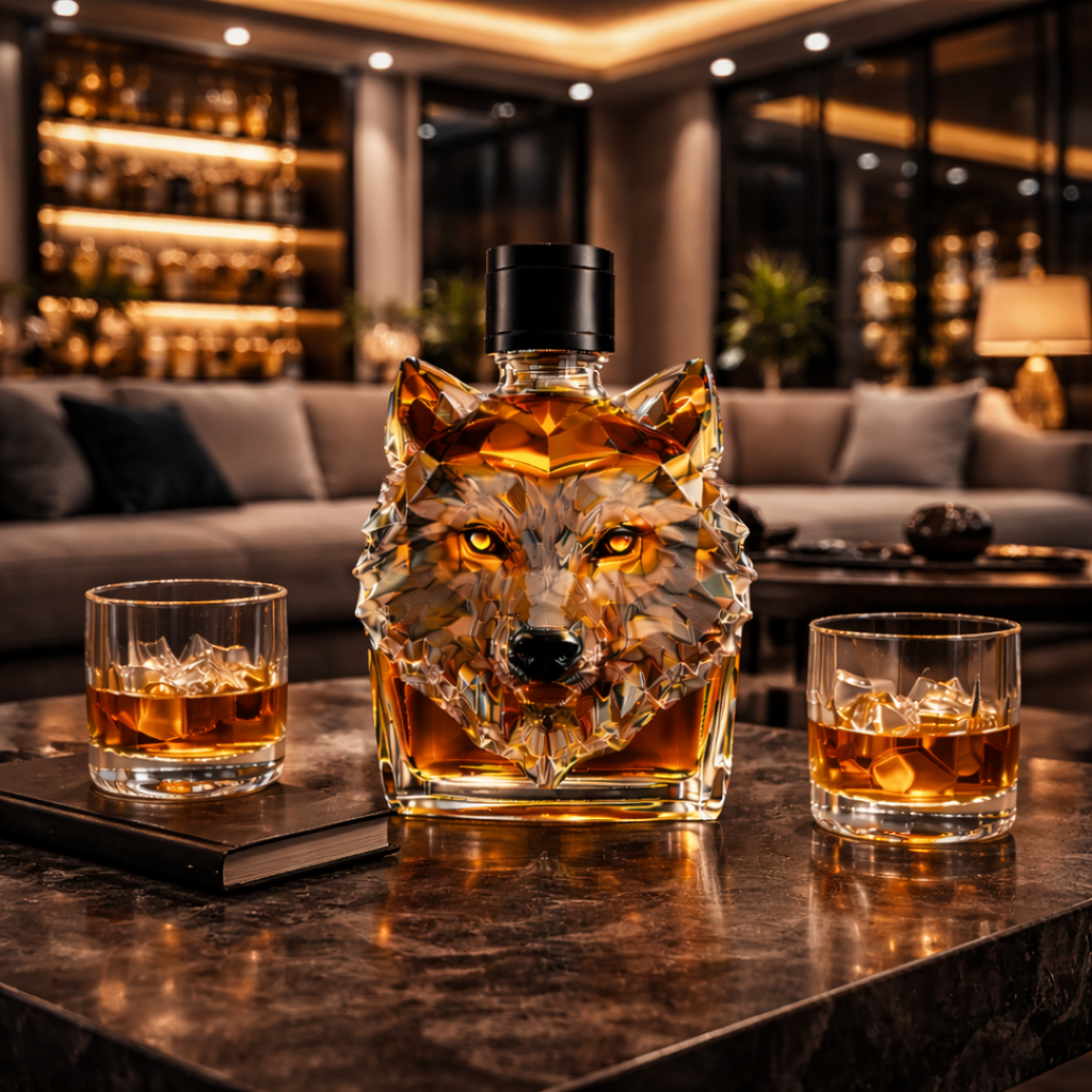Wolf Edition whisky decanter – detail view 5