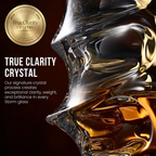 Arashi Japanese crystal whisky glass – detail view 3