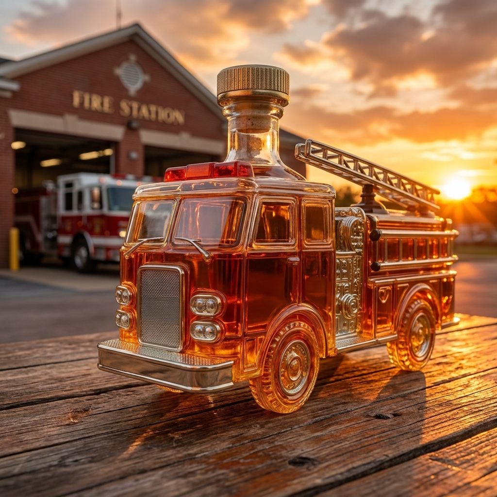 Firefighters' Edition whisky decanter – detail view 2