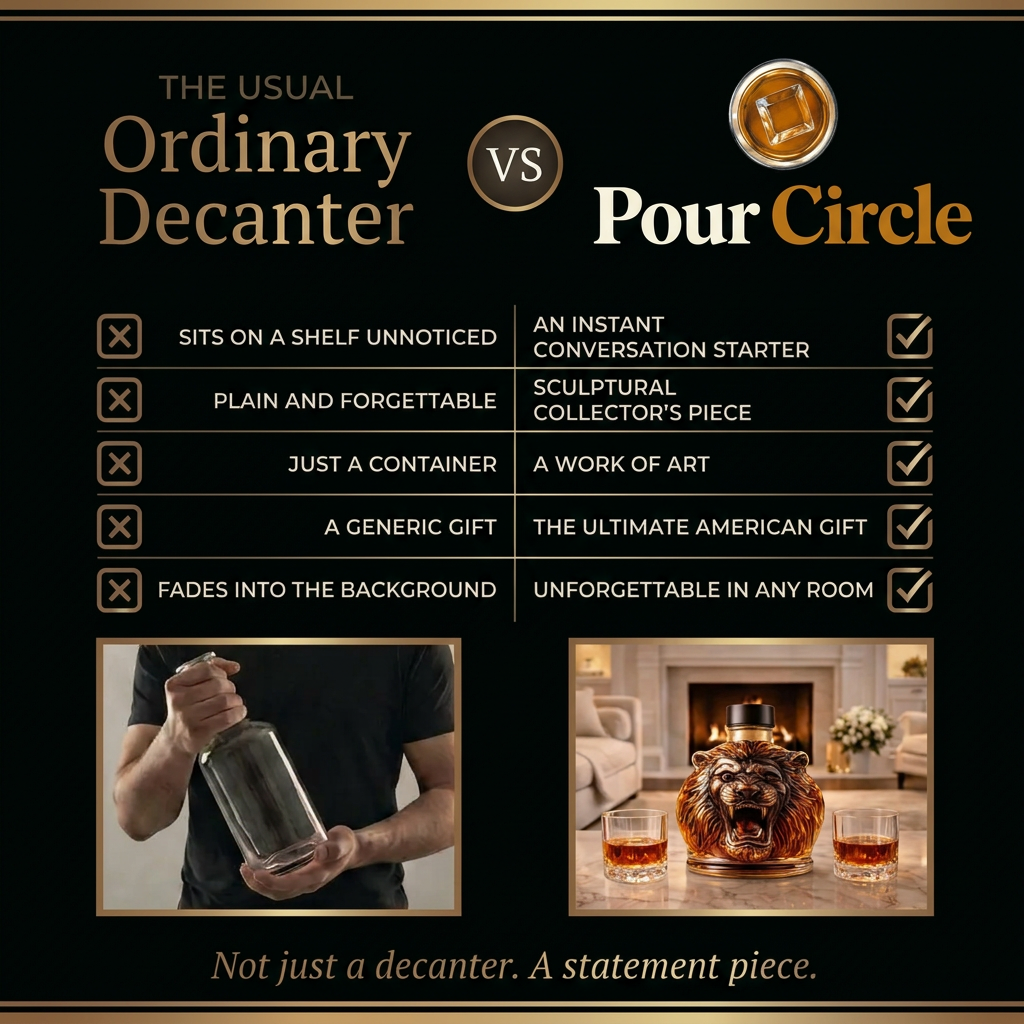 Lion Edition whisky decanter – detail view 4
