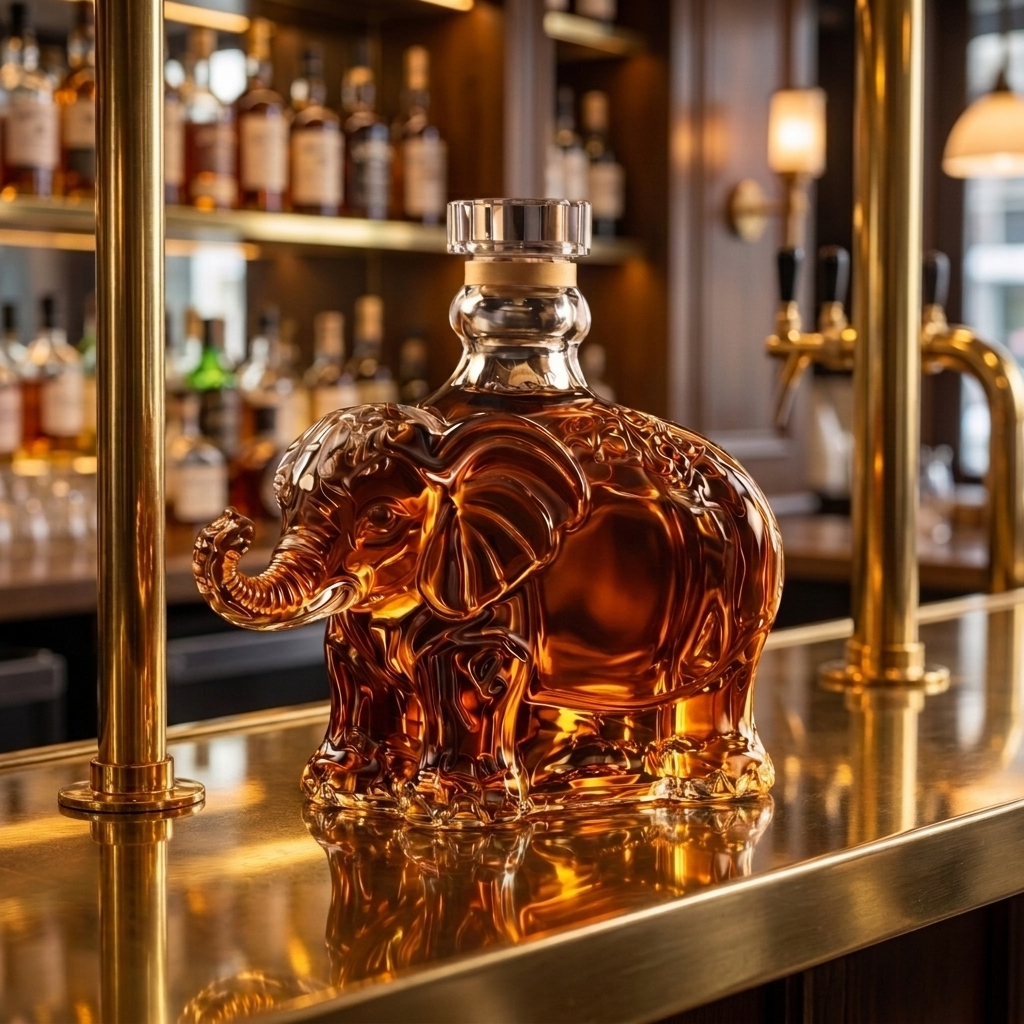 Elephant Edition whisky decanter – detail view 2